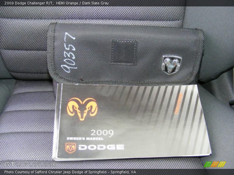 HEMI Orange / Dark Slate Gray 2009 Dodge Challenger R/T