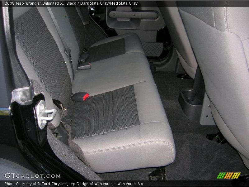 Black / Dark Slate Gray/Med Slate Gray 2008 Jeep Wrangler Unlimited X