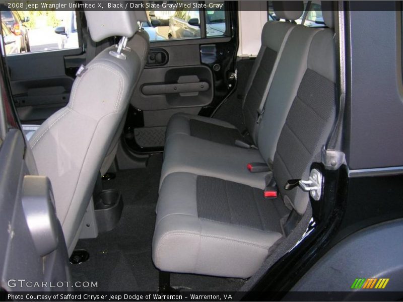 Black / Dark Slate Gray/Med Slate Gray 2008 Jeep Wrangler Unlimited X