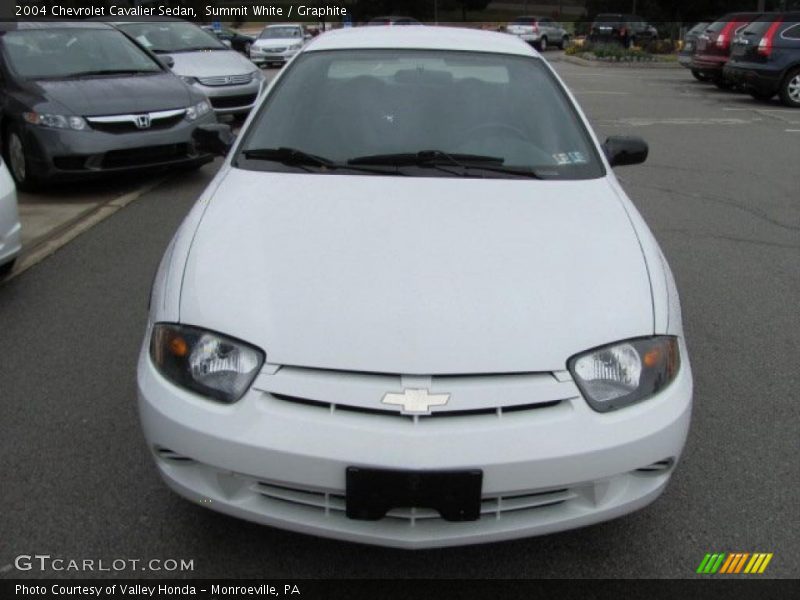 Summit White / Graphite 2004 Chevrolet Cavalier Sedan
