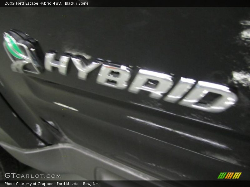 Black / Stone 2009 Ford Escape Hybrid 4WD