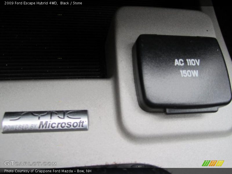 Black / Stone 2009 Ford Escape Hybrid 4WD