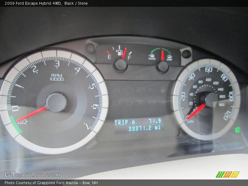 Black / Stone 2009 Ford Escape Hybrid 4WD