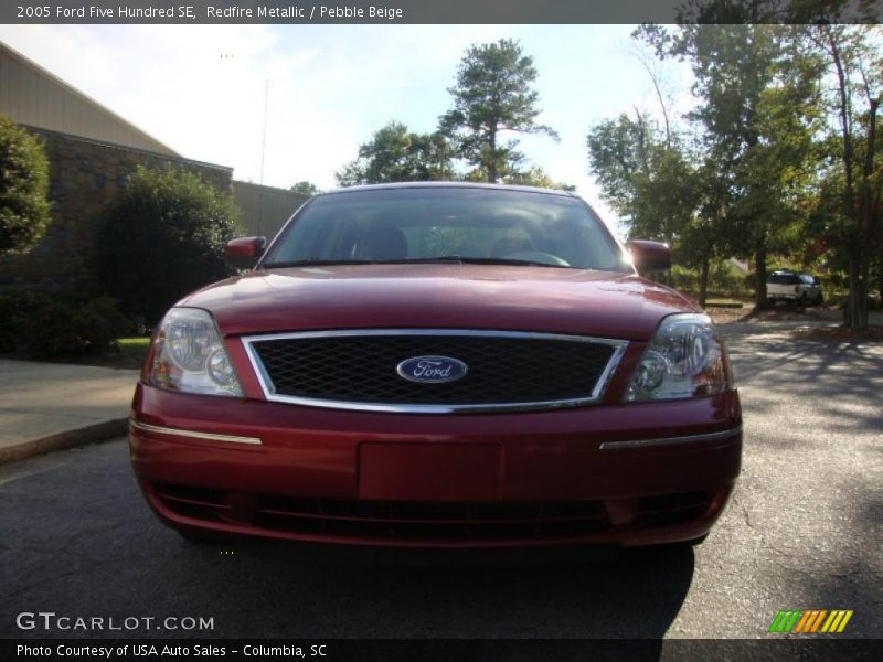 Redfire Metallic / Pebble Beige 2005 Ford Five Hundred SE