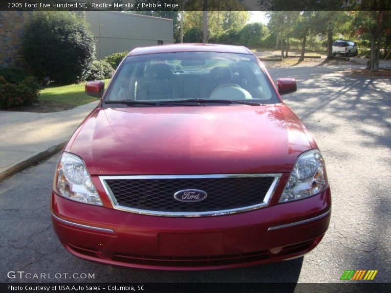 Redfire Metallic / Pebble Beige 2005 Ford Five Hundred SE