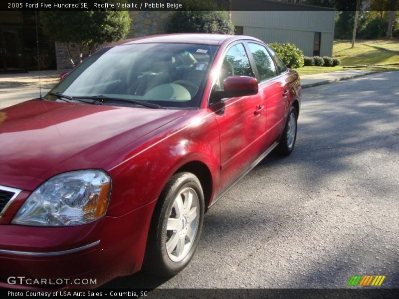 Redfire Metallic / Pebble Beige 2005 Ford Five Hundred SE