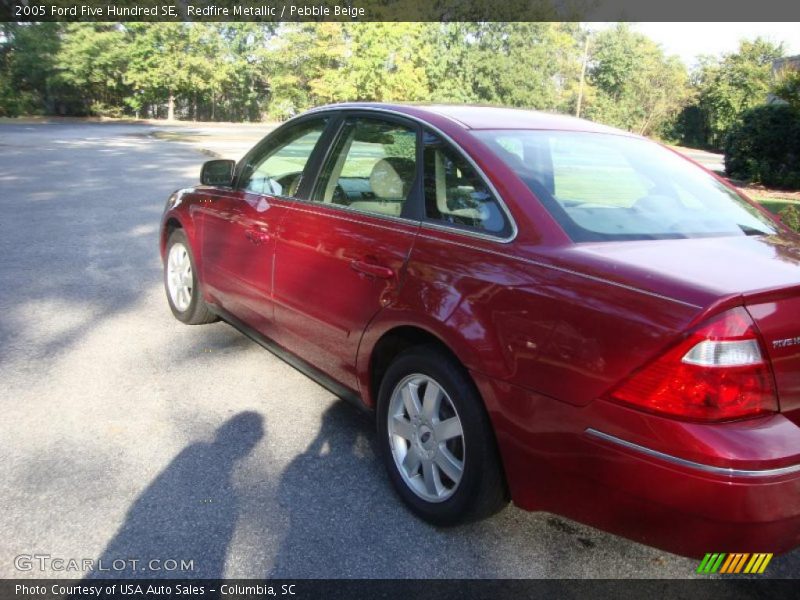 Redfire Metallic / Pebble Beige 2005 Ford Five Hundred SE