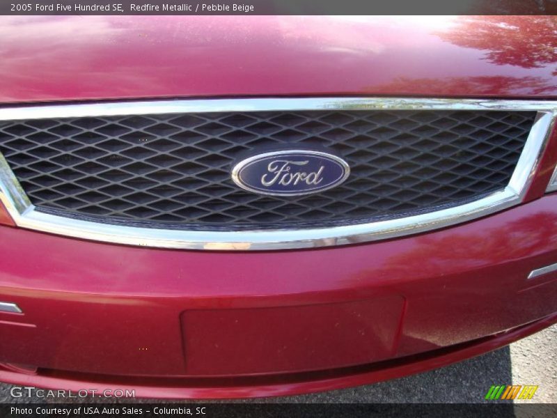 Redfire Metallic / Pebble Beige 2005 Ford Five Hundred SE