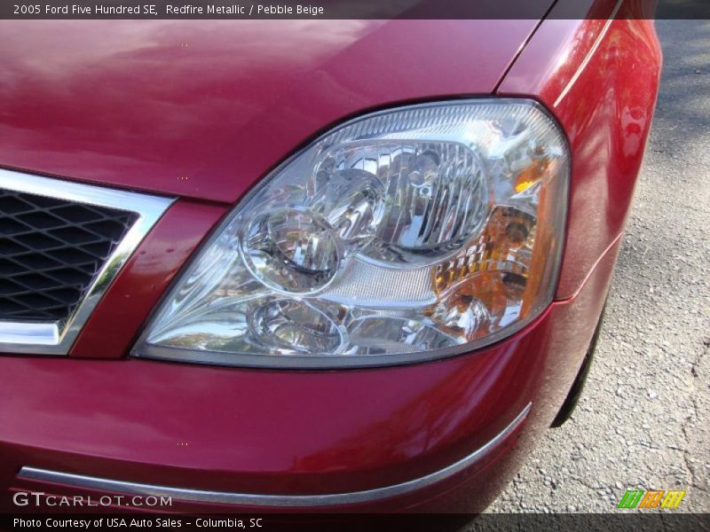 Redfire Metallic / Pebble Beige 2005 Ford Five Hundred SE