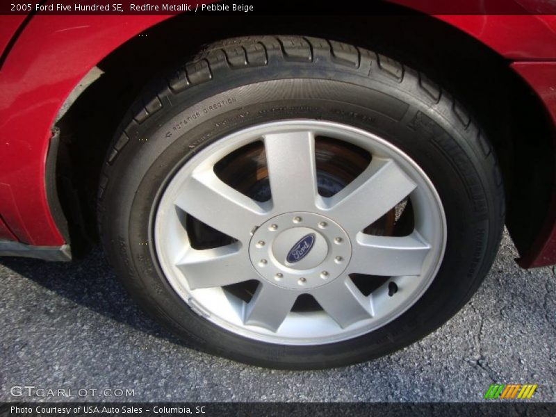 Redfire Metallic / Pebble Beige 2005 Ford Five Hundred SE