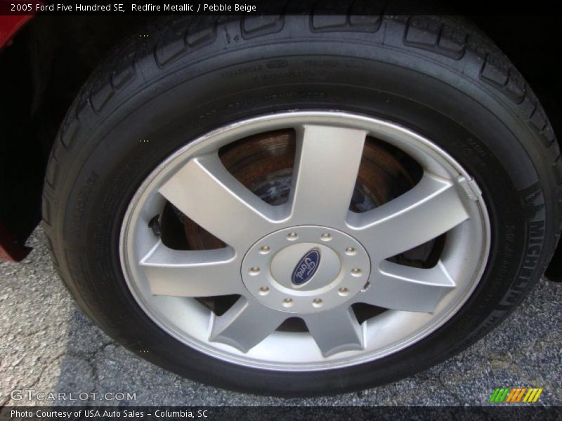 Redfire Metallic / Pebble Beige 2005 Ford Five Hundred SE