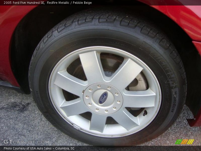 Redfire Metallic / Pebble Beige 2005 Ford Five Hundred SE