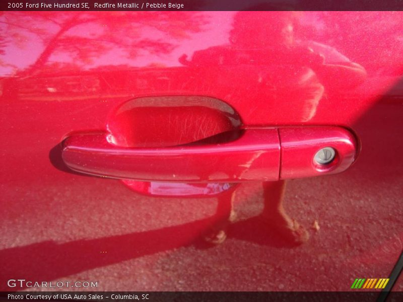 Redfire Metallic / Pebble Beige 2005 Ford Five Hundred SE