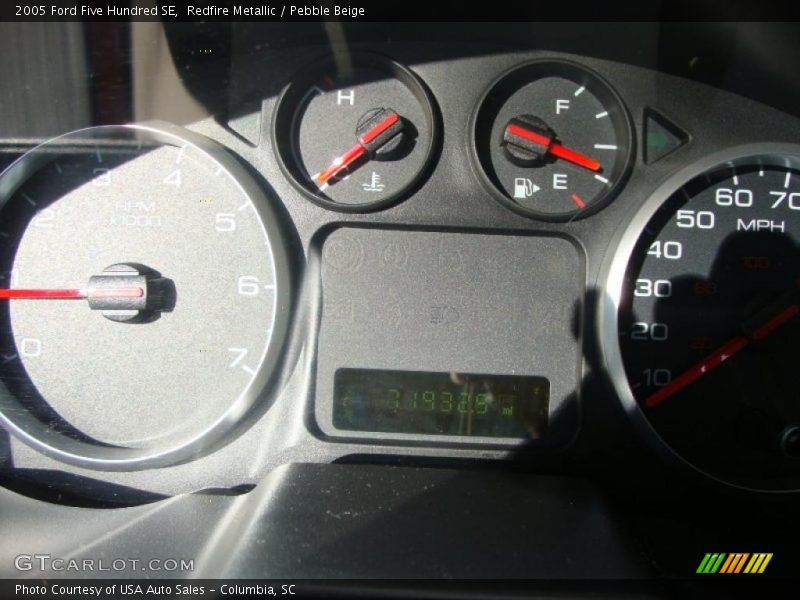 Redfire Metallic / Pebble Beige 2005 Ford Five Hundred SE