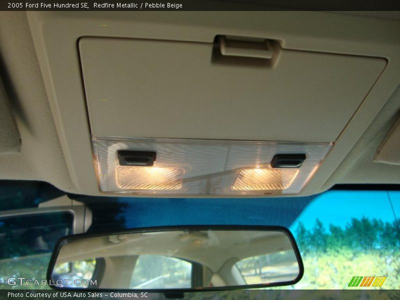 Redfire Metallic / Pebble Beige 2005 Ford Five Hundred SE