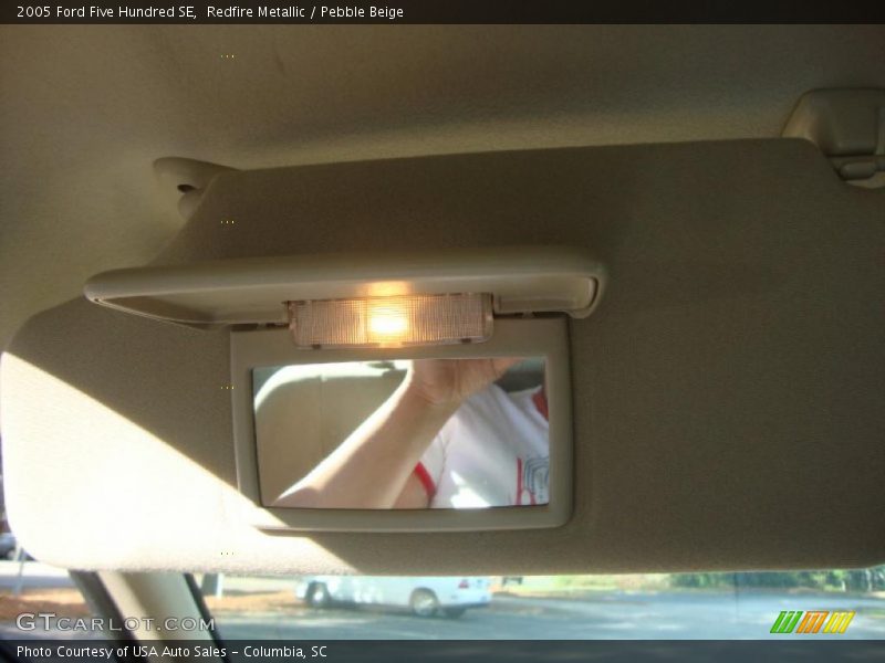 Redfire Metallic / Pebble Beige 2005 Ford Five Hundred SE
