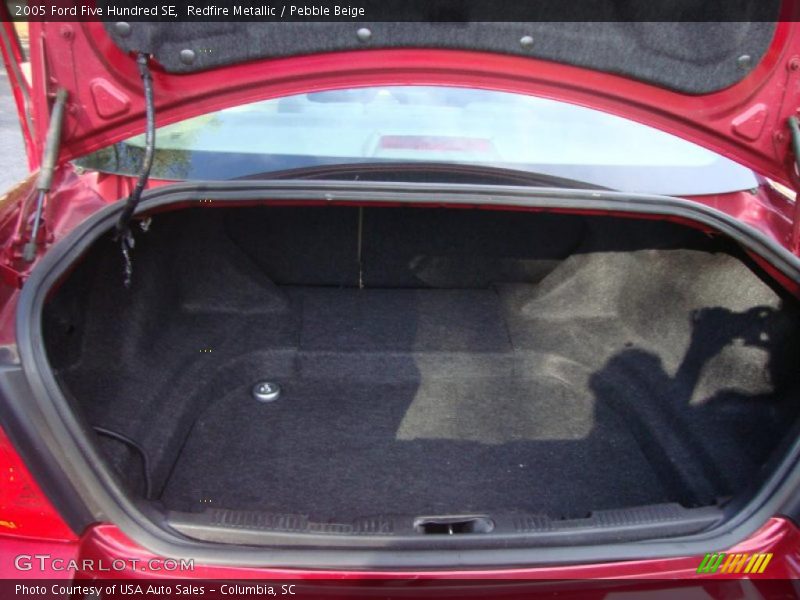 Redfire Metallic / Pebble Beige 2005 Ford Five Hundred SE