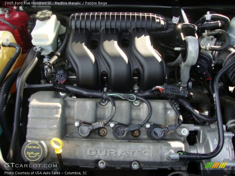 Redfire Metallic / Pebble Beige 2005 Ford Five Hundred SE