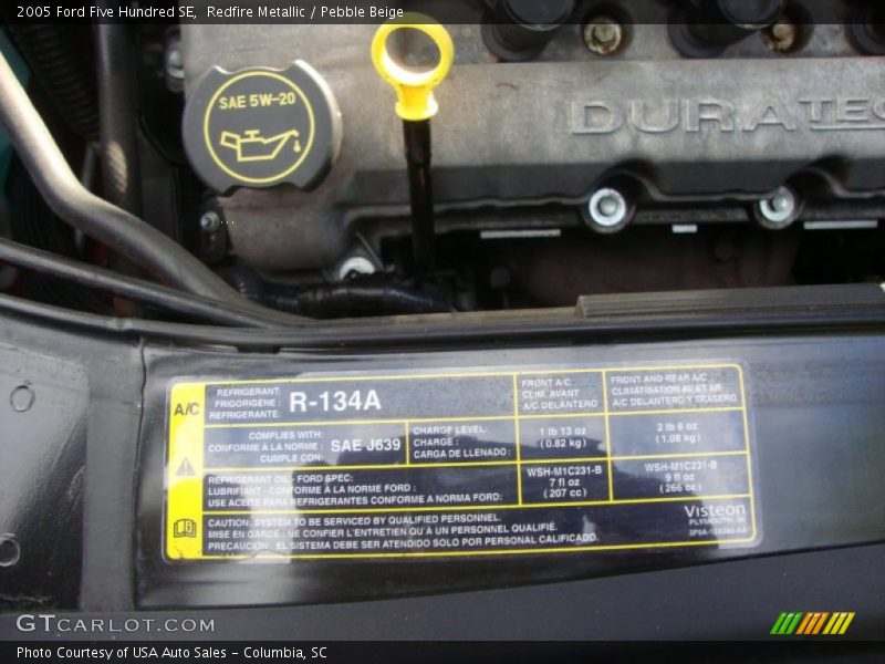 Redfire Metallic / Pebble Beige 2005 Ford Five Hundred SE