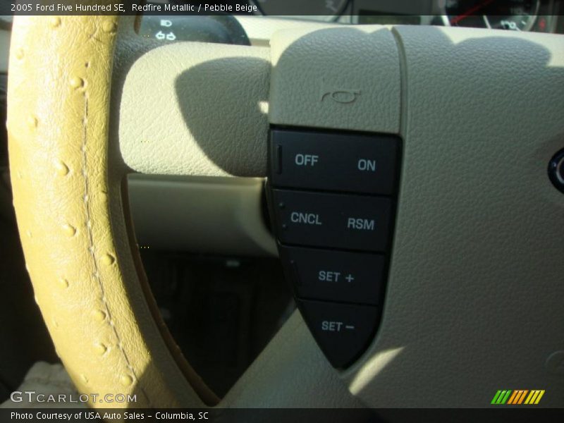 Redfire Metallic / Pebble Beige 2005 Ford Five Hundred SE