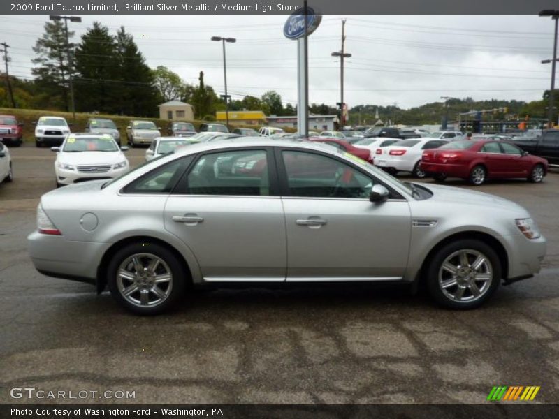 Brilliant Silver Metallic / Medium Light Stone 2009 Ford Taurus Limited