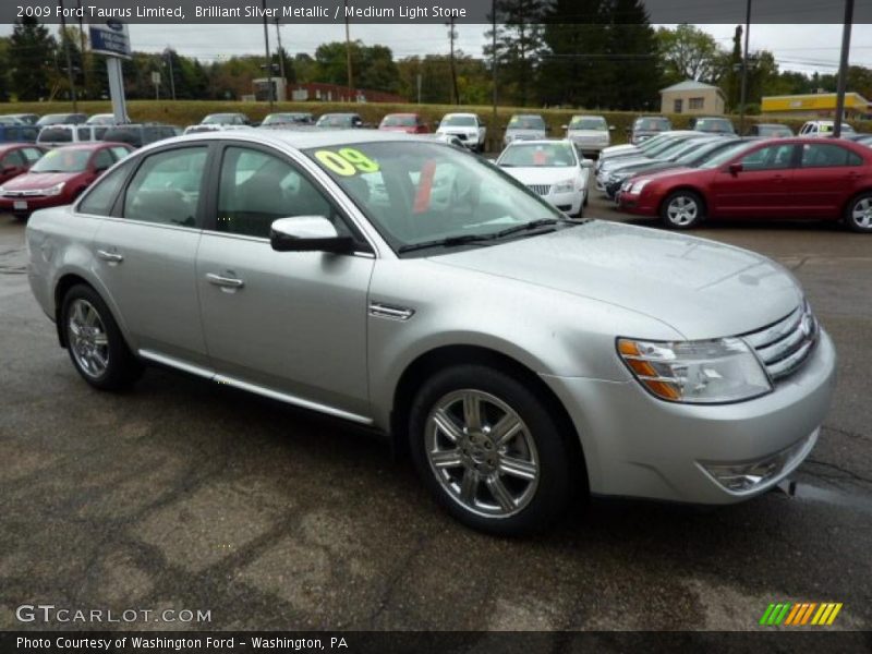 Brilliant Silver Metallic / Medium Light Stone 2009 Ford Taurus Limited