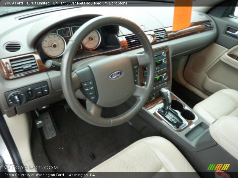 Brilliant Silver Metallic / Medium Light Stone 2009 Ford Taurus Limited