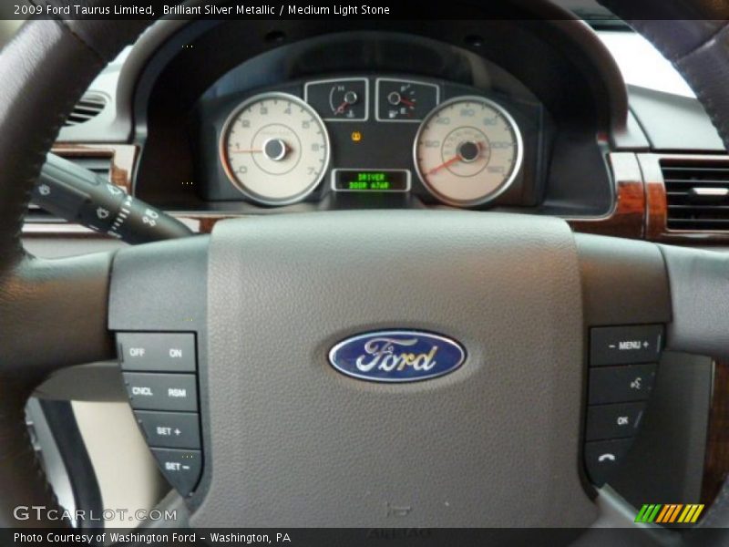 Brilliant Silver Metallic / Medium Light Stone 2009 Ford Taurus Limited