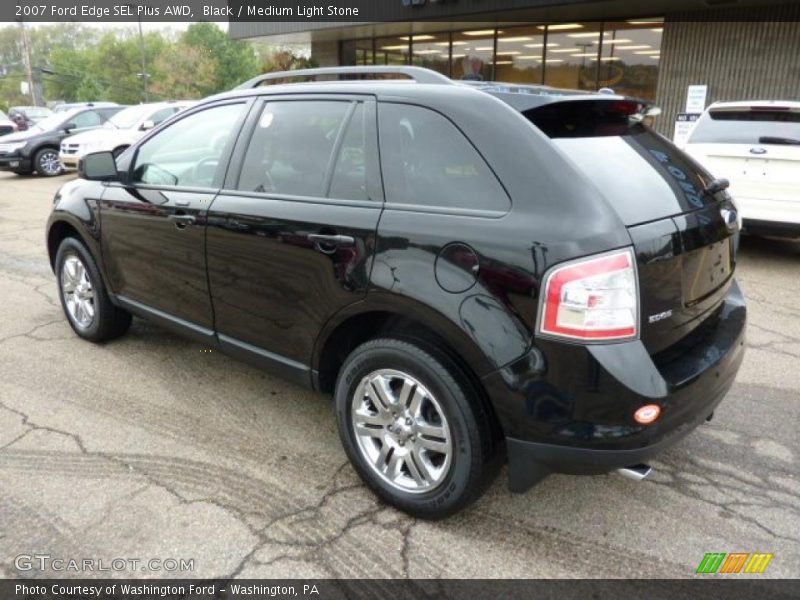 Black / Medium Light Stone 2007 Ford Edge SEL Plus AWD
