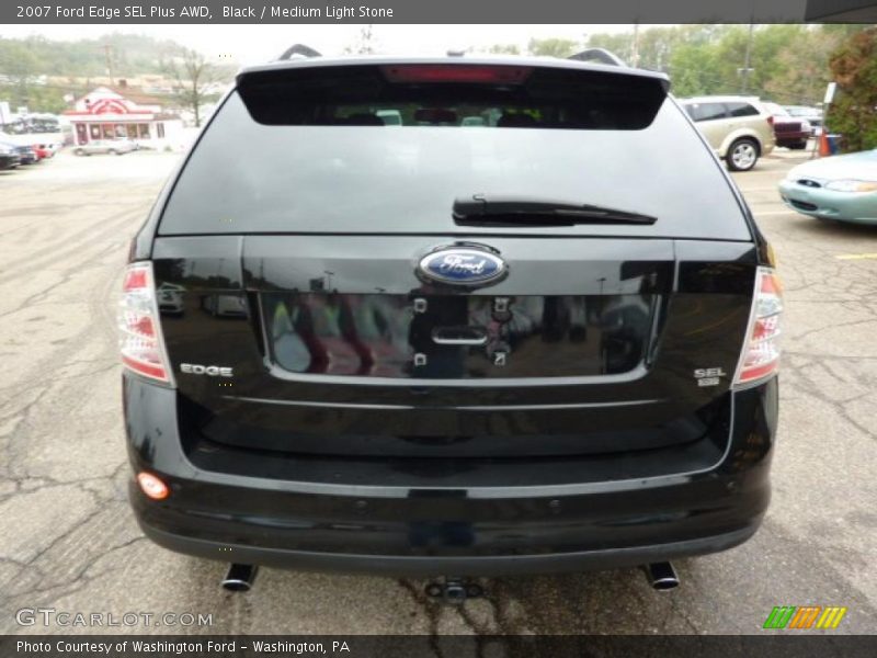 Black / Medium Light Stone 2007 Ford Edge SEL Plus AWD