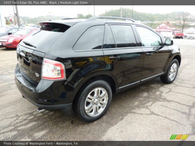 Black / Medium Light Stone 2007 Ford Edge SEL Plus AWD