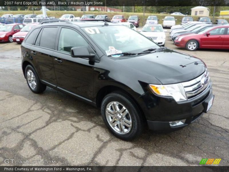 Black / Medium Light Stone 2007 Ford Edge SEL Plus AWD