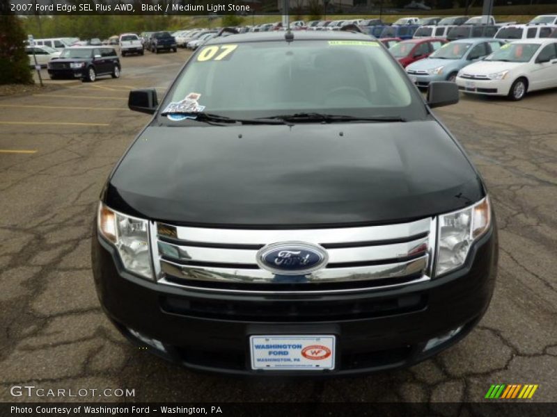 Black / Medium Light Stone 2007 Ford Edge SEL Plus AWD