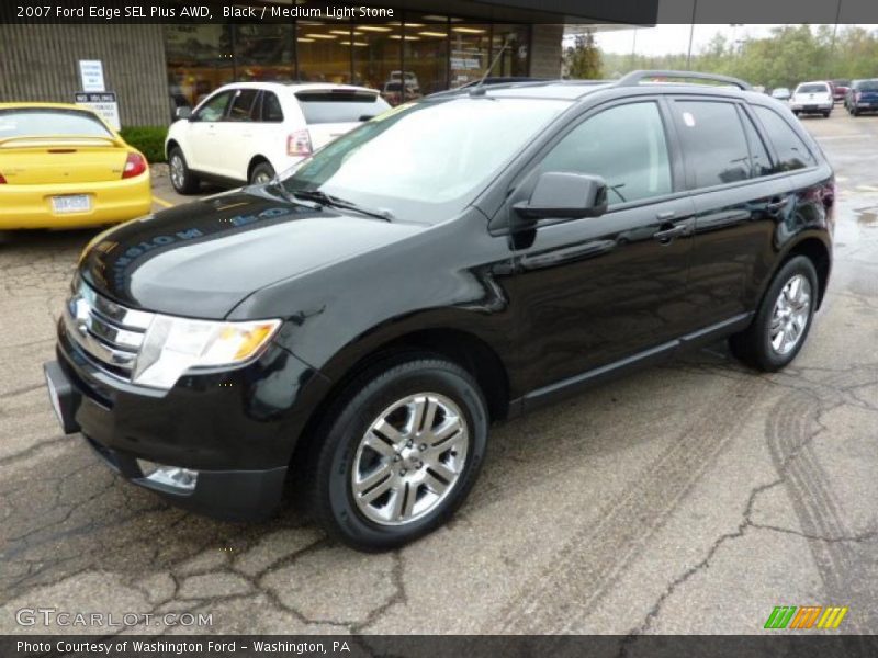 Black / Medium Light Stone 2007 Ford Edge SEL Plus AWD