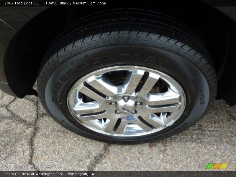 Black / Medium Light Stone 2007 Ford Edge SEL Plus AWD
