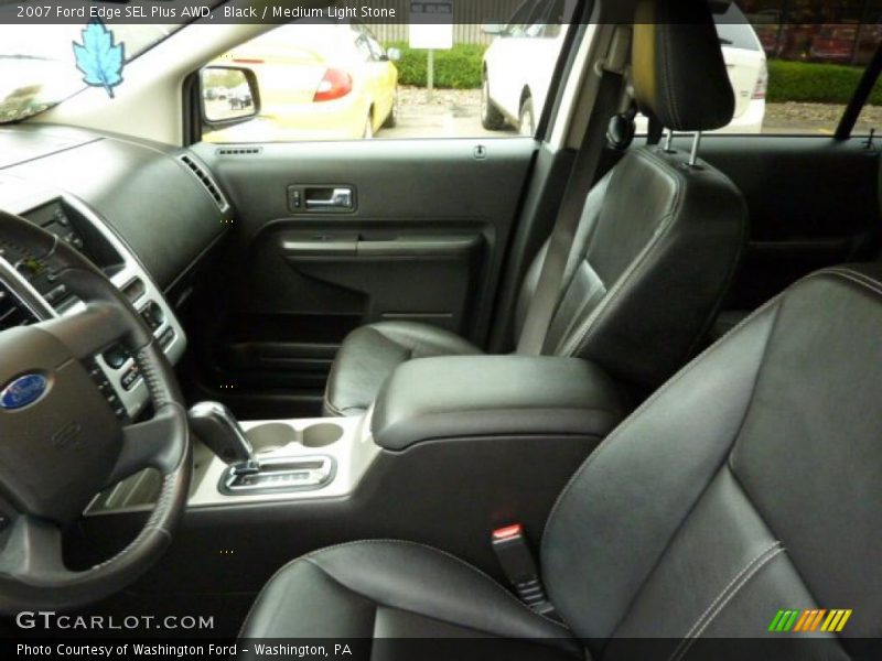 Black / Medium Light Stone 2007 Ford Edge SEL Plus AWD
