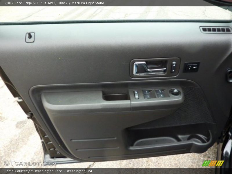 Black / Medium Light Stone 2007 Ford Edge SEL Plus AWD