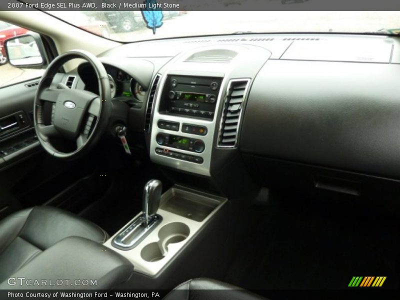 Black / Medium Light Stone 2007 Ford Edge SEL Plus AWD