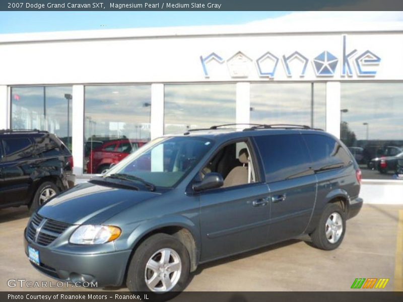 Magnesium Pearl / Medium Slate Gray 2007 Dodge Grand Caravan SXT