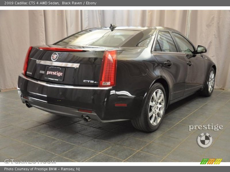 Black Raven / Ebony 2009 Cadillac CTS 4 AWD Sedan