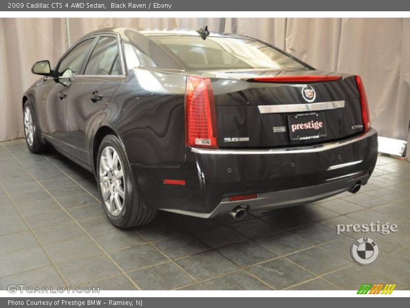 Black Raven / Ebony 2009 Cadillac CTS 4 AWD Sedan