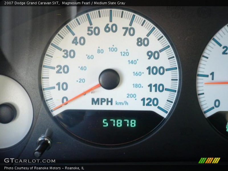 Magnesium Pearl / Medium Slate Gray 2007 Dodge Grand Caravan SXT