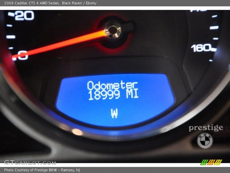 Black Raven / Ebony 2009 Cadillac CTS 4 AWD Sedan