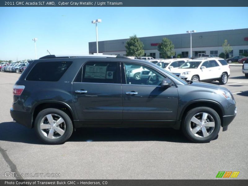 Cyber Gray Metallic / Light Titanium 2011 GMC Acadia SLT AWD