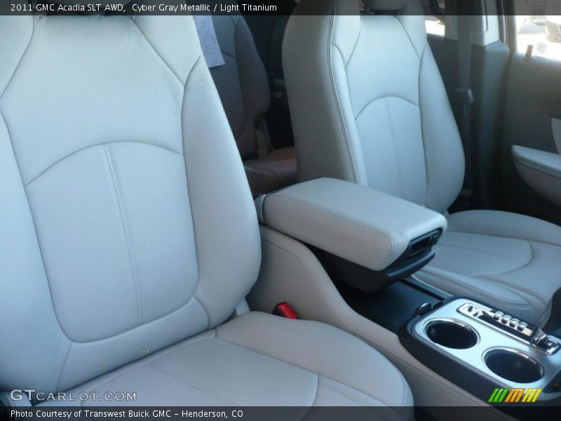 Cyber Gray Metallic / Light Titanium 2011 GMC Acadia SLT AWD