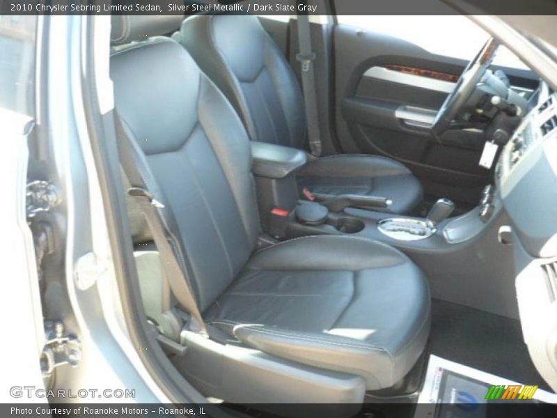 Silver Steel Metallic / Dark Slate Gray 2010 Chrysler Sebring Limited Sedan