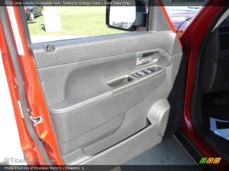 Sunburst Orange Pearl / Dark Slate Gray 2010 Jeep Liberty Renegade 4x4