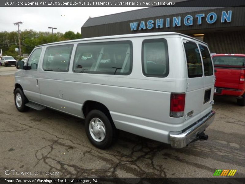 Silver Metallic / Medium Flint Grey 2007 Ford E Series Van E350 Super Duty XLT 15 Passenger