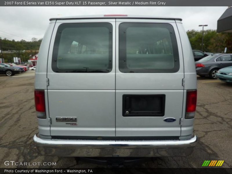 Silver Metallic / Medium Flint Grey 2007 Ford E Series Van E350 Super Duty XLT 15 Passenger
