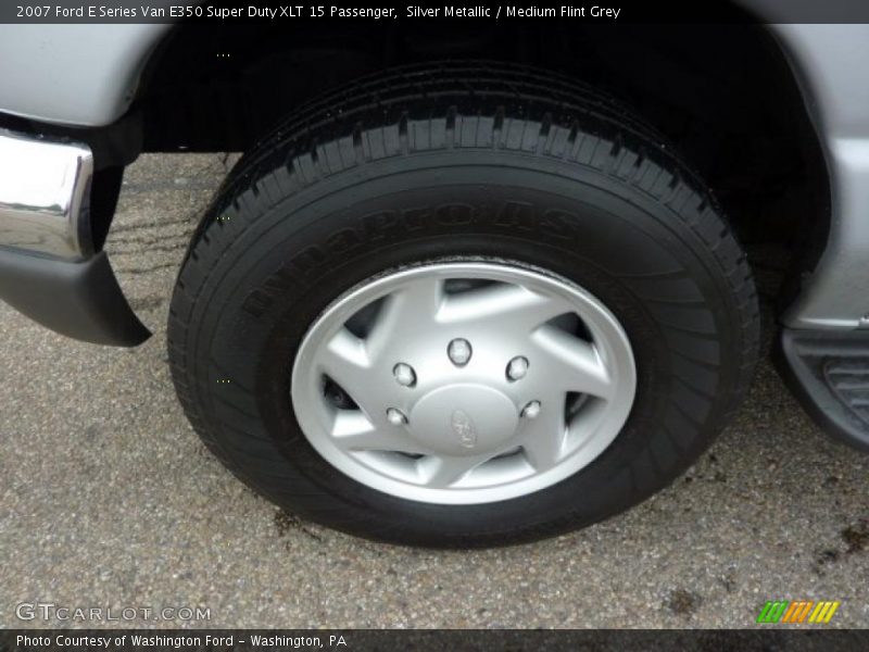 Silver Metallic / Medium Flint Grey 2007 Ford E Series Van E350 Super Duty XLT 15 Passenger